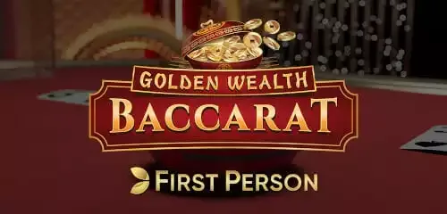 Live Golden Wealth Baccarat game art