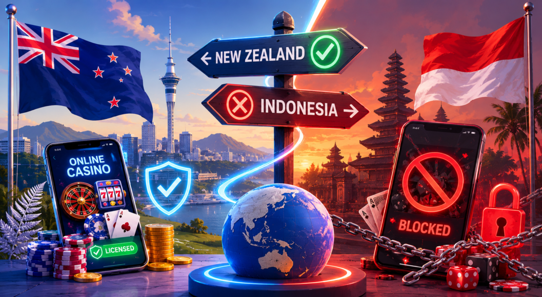 New Zealand vs Indonesia gambling regulation